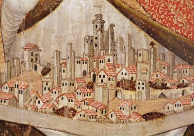 Detail von San Gimignano, ca. 1391 von Taddeo di Bartolo